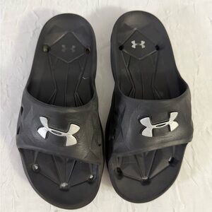 Under Armour Black Slide Footwear